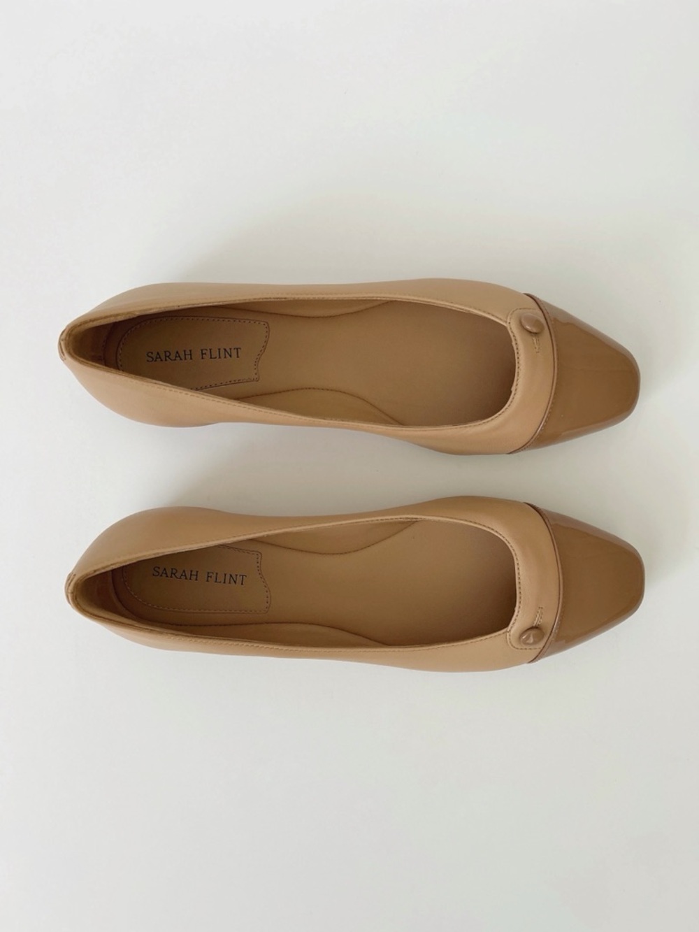 Sarah Flint Beige Ballet Flats - Picture 5 of 6
